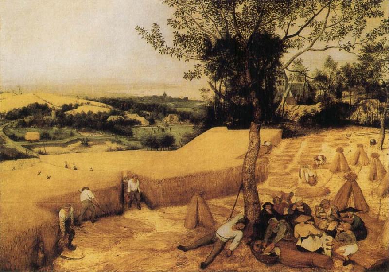 BRUEGHEL, Pieter the Younger The Corn Harvest china oil painting image